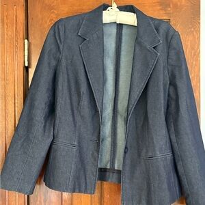 Mossimo Supply Co. Denim look cotton Blazer